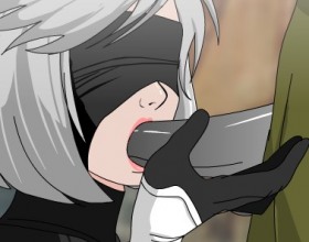 NieR: Sextomata - Эмиль чинит пизду 2B