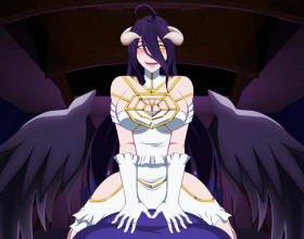 Albedo Cowgirl (Overlord) — помоги забеременеть  суккубу